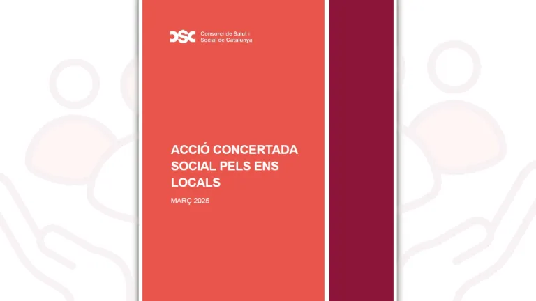 El CSC proposa un nou model d’acció concertada social dels serveis municipals d’atenció a les persones